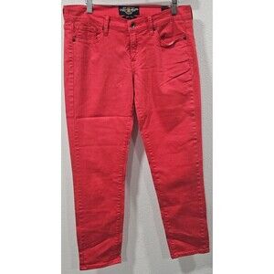 Lucky Brand Women's Charlie Capri Red Jeans Size 10/30